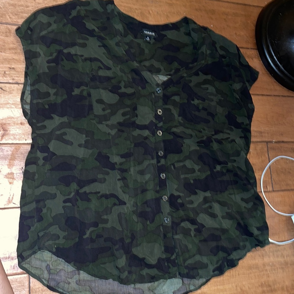 Torrid camo top